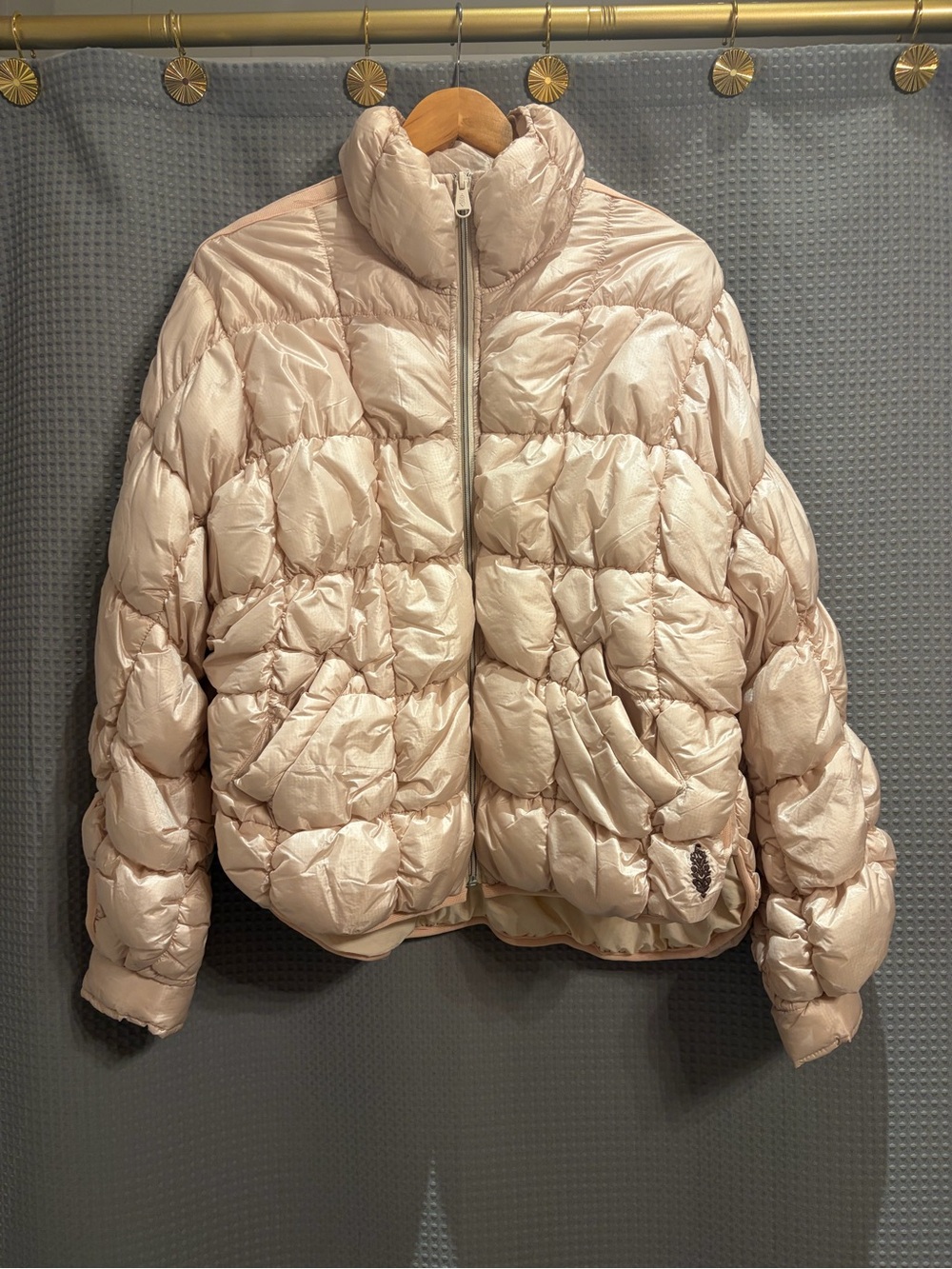 Free People Pippa Scrunchy Glossy Packable Puffer Jacket